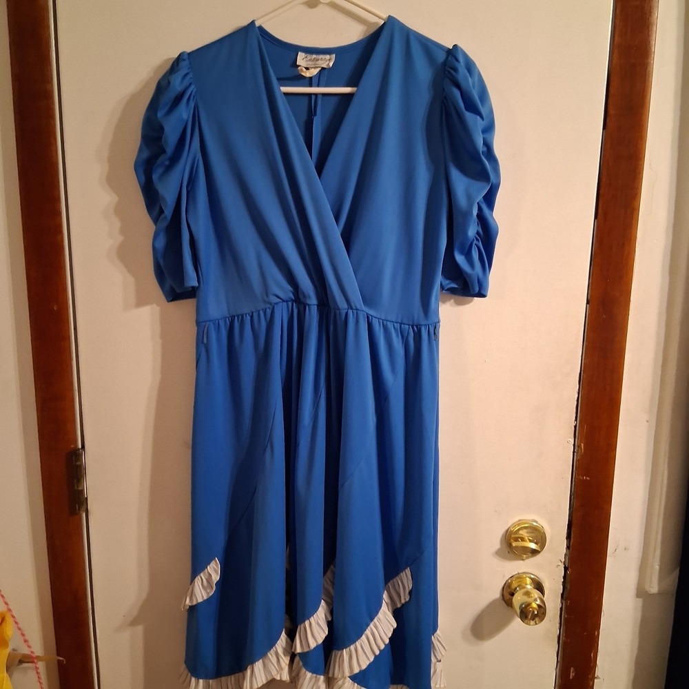 Vintage Ditsy Coquette Prairie Ruffle Dress‎ 10